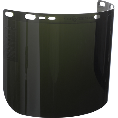 F50 Moulded Faceshield, Polycarbonate, 5.0 Tint OCP Construction Supplies