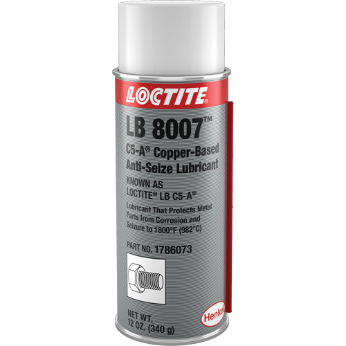 LB 8007 Copper Based Anti-Seize, 340 g, Aerosol Can, 1800°F (982°C) Max Temp. OCP Construction Supplies