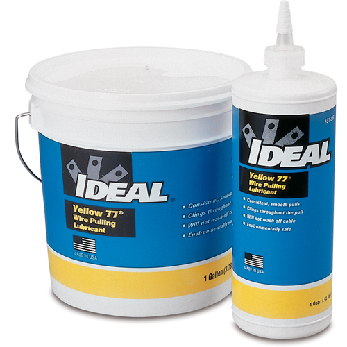 Lubrifiants pour tireur de c&acirc;ble Yellow 77, Bouteille OCP Construction Supplies