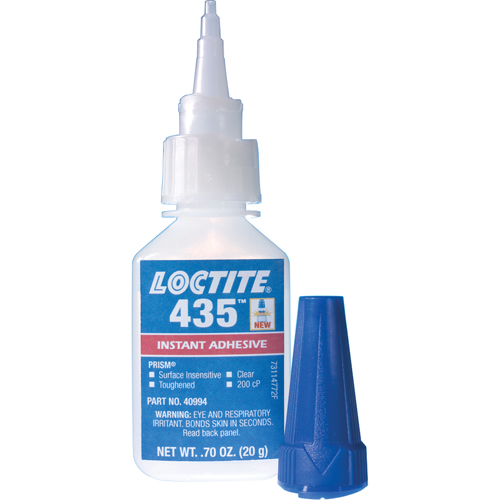 435 Surface Insensitive Instant Adhesive, Clear, Bottle, 20 g OCP Construction Supplies