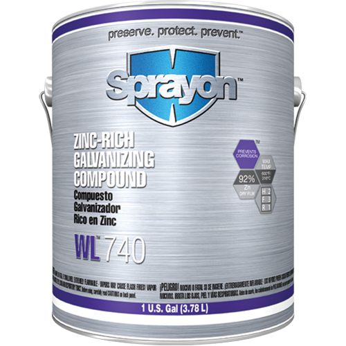 WL740 Zinc-Rich Galvanizing Compound, Gallon OCP Construction Supplies