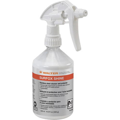 SURFOX Shine Stainless Steel Cleaner & Protector, 500 ml, Trigger Bottle OCP Construction Supplies