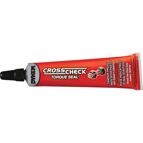 P&acirc;te indicatrice inviolable Cross-Check Torque Seal, 1 oz, Tube, Rouge OCP Construction Supplies
