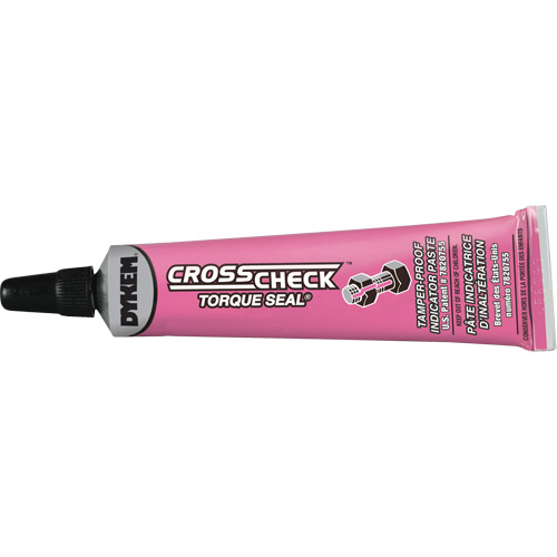 P&acirc;te indicatrice inviolable Cross-Check Torque Seal, 1 liq. oz., Tube, Rose OCP Construction Supplies