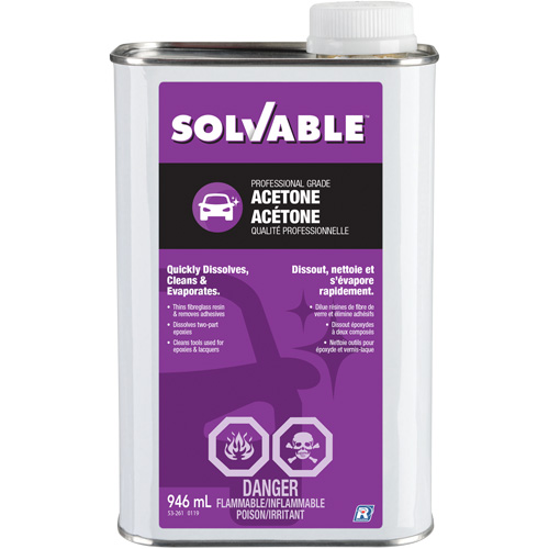Liquid Acetone, 946 ml OCP Construction Supplies