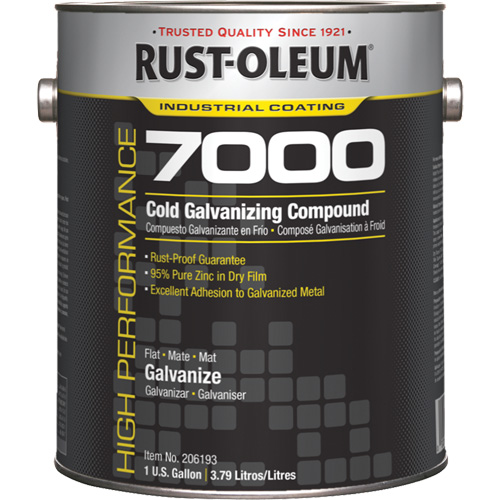 High-Performance 7000 System Cold Galvanizing Compound, Gallon OCP Construction Supplies