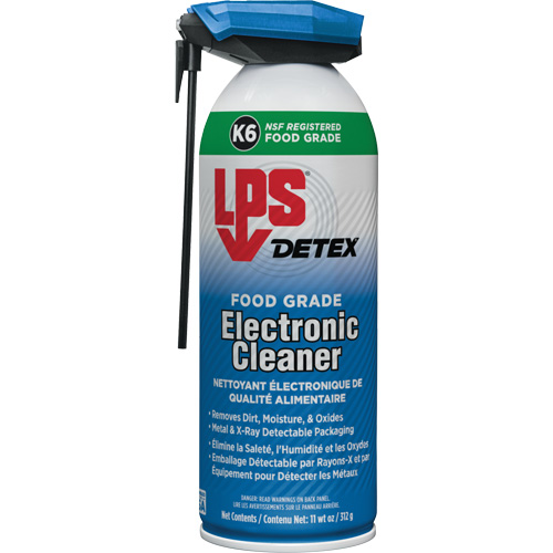 Nettoyant de dispositif &eacute;lectronique de qualit&eacute; alimentaire Detex, Canette a&eacute;rosol OCP Construction Supplies