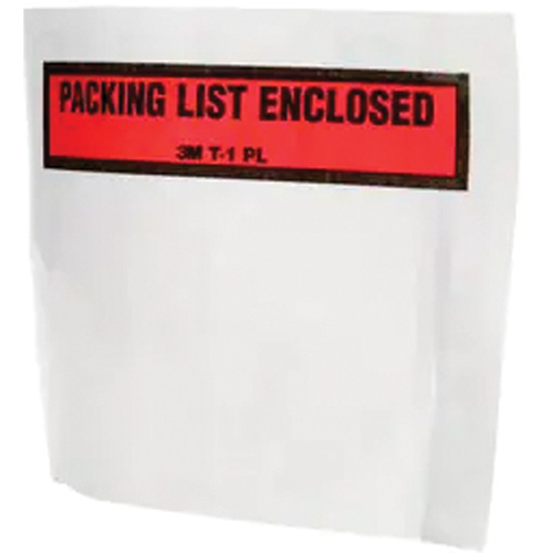Packing List Envelope, 5-1/2" L x 4-1/2" W, Endloading Style OCP Construction Supplies