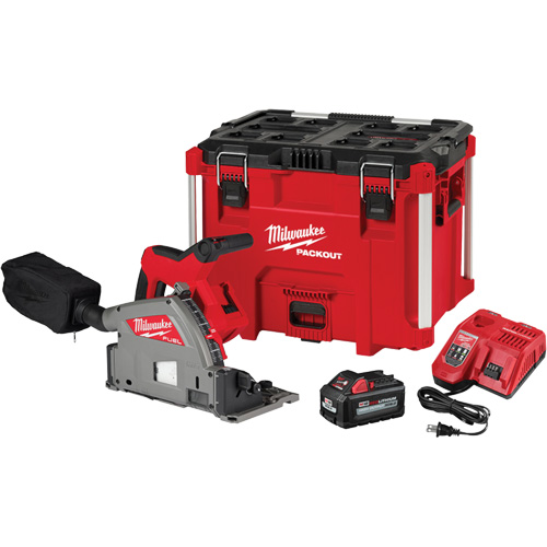 M18 Fuel Plunge Track Saw Kit, 6-1/2", 18 V OCP Construction Supplies