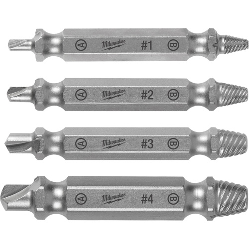 Jeu d'extracteurs &agrave; vis, Acier rapide, 4 Morcea OCP Construction Supplies
