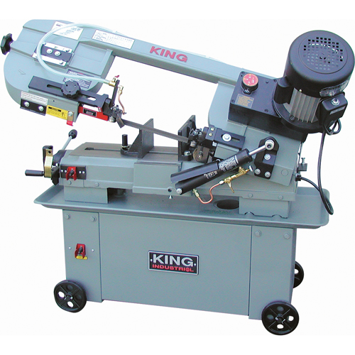Metal Cutting Band Saws With Geardrive, Horizontal/Vertical, Round 7" and 7" x 12" Rectangular Cutting Capacity OCP Construction Supplies