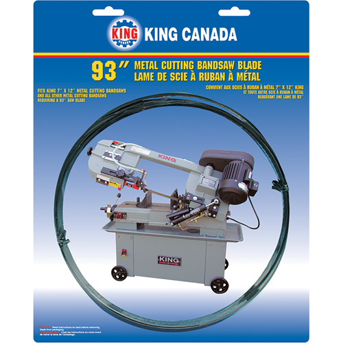 General Purpose Band Saw Blade, Bi-Metal, 93" L x 3/4" W x 0.032" Thick, 6-10 TPI OCP Construction Supplies