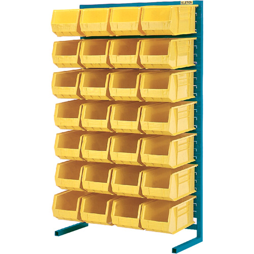 Support stationnaire pour bacs &agrave; un c&ocirc;t&eacute;, 36" la x 12" p x 61" h, 28 bacs OCP Construction Supplies