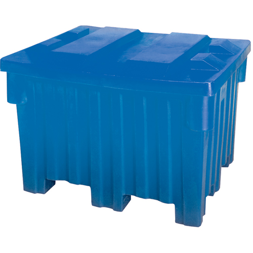 Nesting Forklift Bin, 42" W x 48" D x 30" H, Blue OCP Construction Supplies