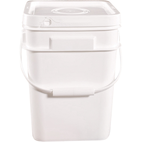 Square Pail, Plastic, 4 gal. OCP Construction Supplies
