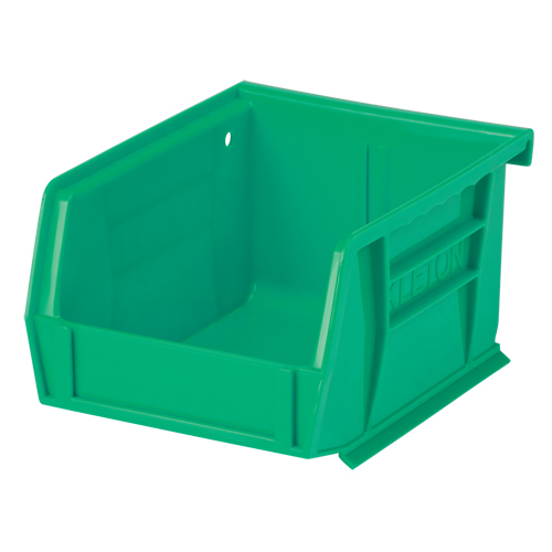 Bac empilable & &agrave; suspendre, 4-1/8" la, 3" h x 5-3/8" p, Vert OCP Construction Supplies