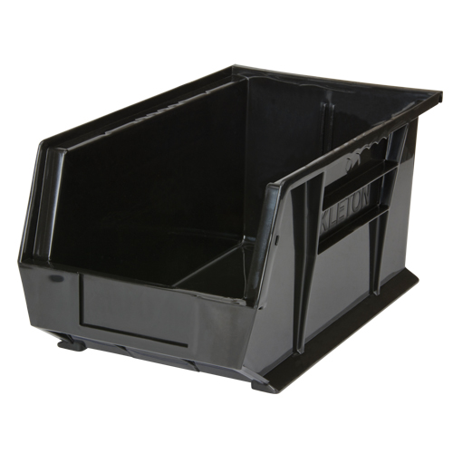 Stack & Hang Bin, 8-1/4" W x 7" H x 14-3/4" D, Black OCP Construction Supplies