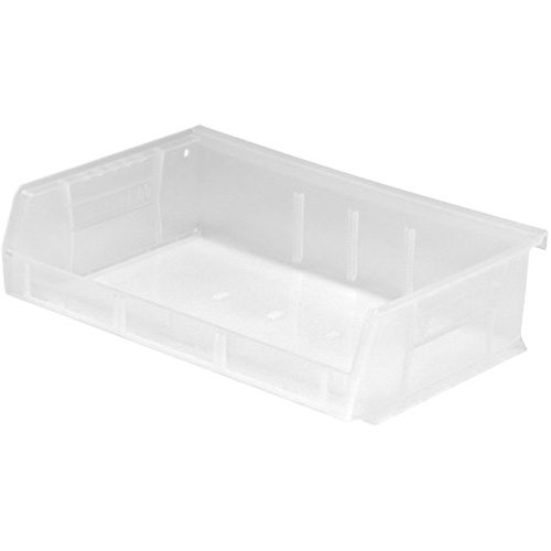 Ultra Stack & Hang Bin, 7-3/8" W x 3" H x 11" D, Clear OCP Construction Supplies