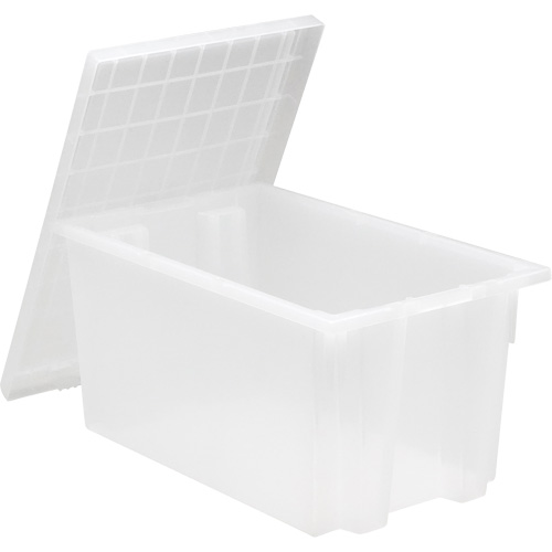 Contenant robuste Stack & Nest, 15" x 19,5" x 29,5", Transparent OCP Construction Supplies