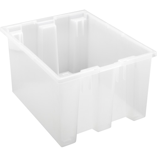 Contenant robuste Stack & Nest, 10" x 15,5" x 19,5", Transparent OCP Construction Supplies