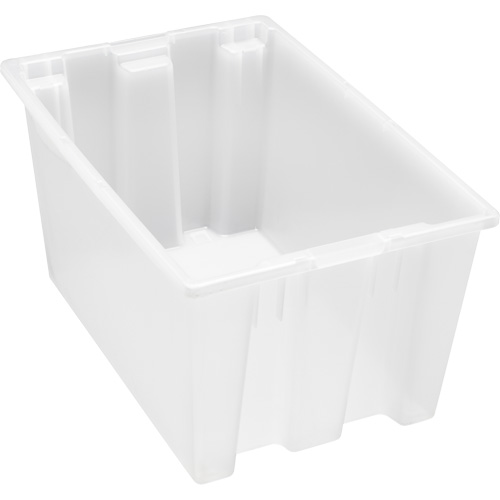Contenant robuste Stack & Nest, 15" x 19,5" x 29,5", Transparent OCP Construction Supplies