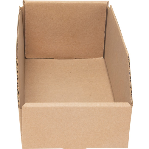 Deep Corrugated Parts Bins, 5-3/4" W x 11-1/4" D x 4-1/2" H, Beige OCP Construction Supplies