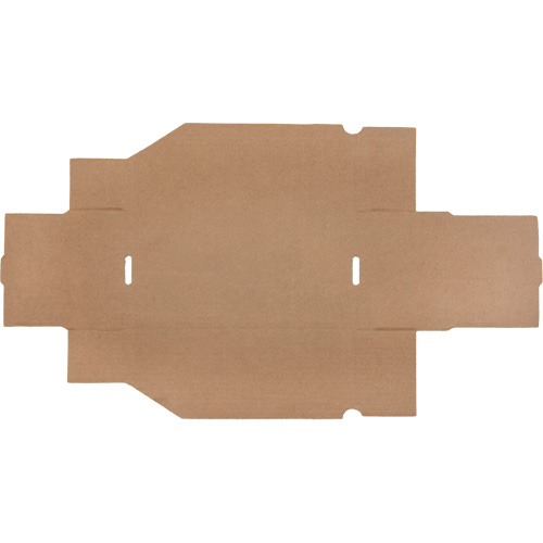 Deep Corrugated Parts Bins, 5-3/4" W x 11-1/4" D x 4-1/2" H, Beige OCP Construction Supplies