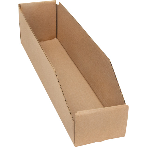 Boîtes profondes en carton ondul&eacute;, 3-3/4" la x 17-1/4" p x 4-1/2" h, Beige OCP Construction Supplies
