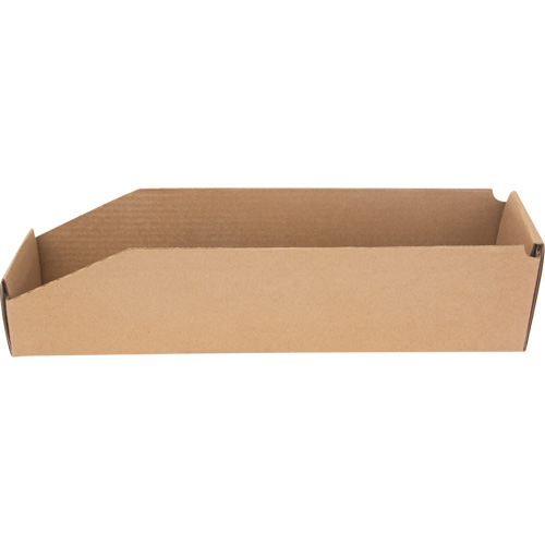 Boîtes profondes en carton ondul&eacute;, 3-3/4" la x 17-1/4" p x 4-1/2" h, Beige OCP Construction Supplies