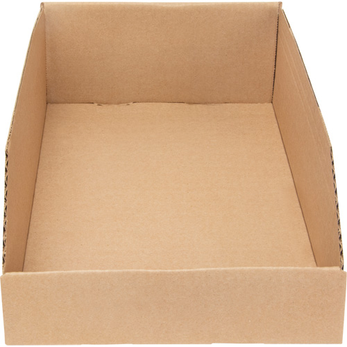 Boîtes profondes en carton ondul&eacute;, 9-3/4" la x 17-1/4" p x 4-1/2" h, Beige OCP Construction Supplies