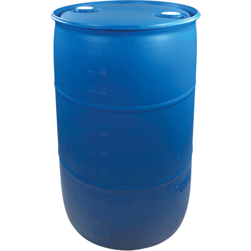 Barils en poly&eacute;thyl&egrave;ne, 30 gal. US (25 gal. imp.), Dessus ferm&eacute;, Bleu OCP Construction Supplies