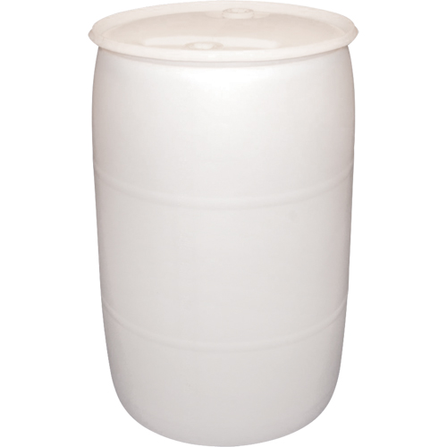 Barils en poly&eacute;thyl&egrave;ne, 30 gal. US (25 gal. imp.), Dessus ferm&eacute;, Naturel OCP Construction Supplies