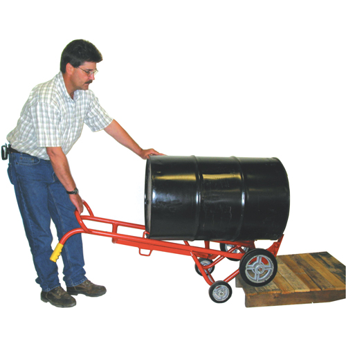 15BT Deluxe Drum Hand Truck, Steel Construction, 30 - 55 US Gal. (25 - 45 Imperial Gal.) OCP Construction Supplies