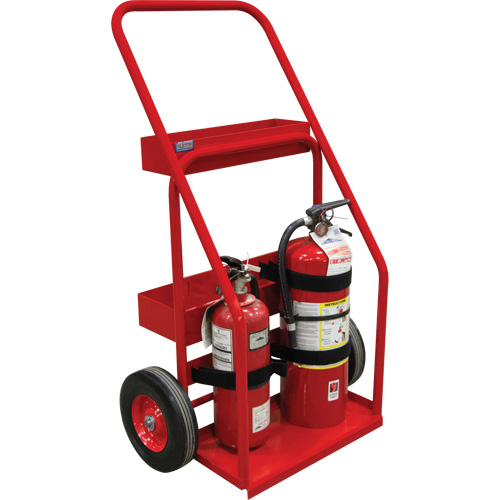 Chariot de prevention d'incendie pour travaux &agrave; chaud, Roues Semi-pneumatique, Base de 17,75" la x 8,9" lo, 100 lb OCP Construction Supplies