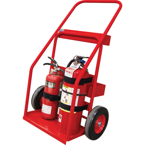 Chariot de prevention d'incendie pour travaux &agrave; chaud, Roues Semi-pneumatique, Base de 17,75" la x 8,9" lo, 100 lb OCP Construction Supplies