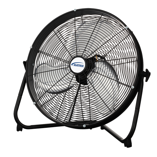 Ventilateur de plancher &agrave; haute v&eacute;locit&eacute;, Commercial, 3 vitesses, Diam&egrave;tre de 20" OCP Construction Supplies
