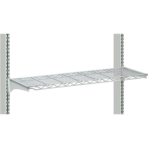 Postes de travail modulaires ergonomiques - Tablettes en fil m&eacute;tallique OCP Construction Supplies