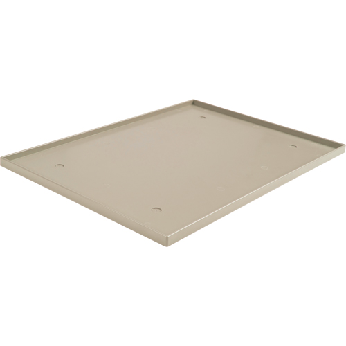 Fond de casier, Convient aux casiers 12" x 18", Beige, Plastique OCP Construction Supplies