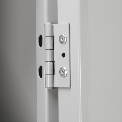 Clean Line Lockerette, 6 -tier, Bank of 4, 48" x 18" x 72", Steel, Beige, Rivet (Assembled) OCP Construction Supplies