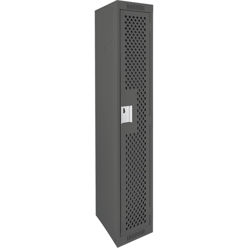 Casiers Clean Line, 12" x 15" x 72", Acier, Charbon, Rivet (assembl&eacute;), Perfor&eacute; OCP Construction Supplies