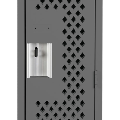 Casiers Clean Line, 12" x 15" x 72", Acier, Charbon, Rivet (assembl&eacute;), Perfor&eacute; OCP Construction Supplies