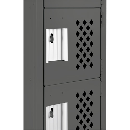 Petit casier perfor&eacute; Clean-Line, 6 niveaux, 12" x 72" x 12", Acier OCP Construction Supplies