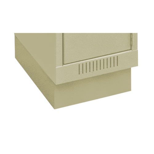 Base en retrait pour casiers &eacute;conomiques Clean Line, 1 Blocs, 4" lo x 12" la x 18" p, Beige, Acier OCP Construction Supplies