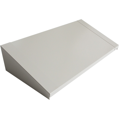 Dessus inclin&eacute; pour casiers robustes enti&egrave;rement soud&eacute; Concorde, Bloc de 3, 18" p x 36" la x 6" ha, Gris, Acier OCP Construction Supplies