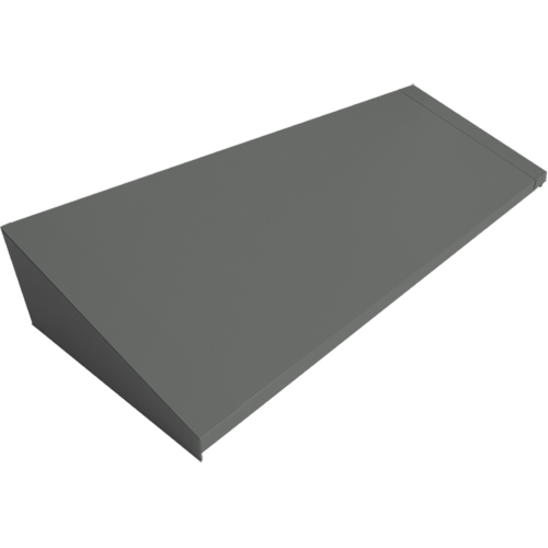 Dessus inclin&eacute; pour casiers robustes enti&egrave;rement soud&eacute; Concorde, Bloc de 4, 18" p x 48" la x 6" ha, Acier OCP Construction Supplies