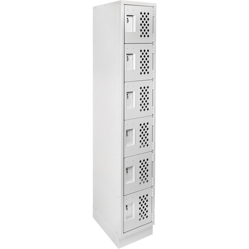 Petit casier perfor&eacute; Clean-Line, 6 niveaux, 12" x 72" x 12", Acier OCP Construction Supplies