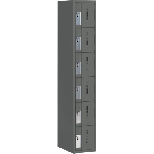 Casiers robustes Concorde, 6 niveaux, 12" x 18" x 72", Acier, Charbon, Soud&eacute; (assembl&eacute;) OCP Construction Supplies