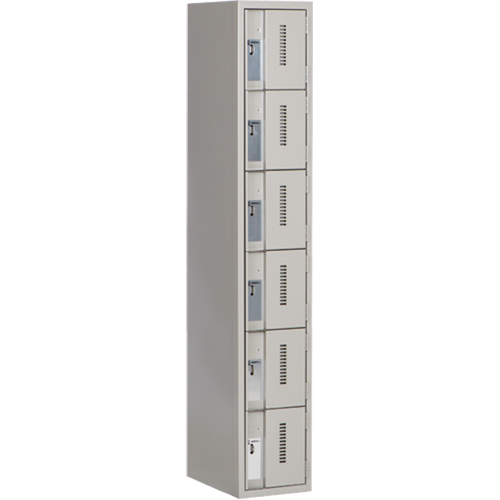 Casiers robustes Concorde, 6 niveaux, 12" x 18" x 72", Acier, Gris, Soud&eacute; (assembl&eacute;) OCP Construction Supplies