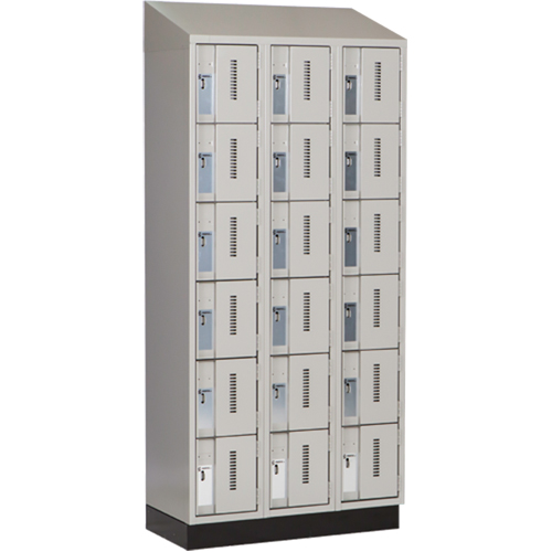 Casiers robustes Concorde, 6 niveaux, Bloc de 3, 36" x 18" x 82", Acier, Gris, Soud&eacute; (assembl&eacute;) OCP Construction Supplies