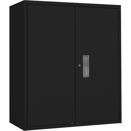 Armoire de rangement Lo-Boy, Acier, 2 Tablettes, 42" h x 36" la x 18" P, Noir OCP Construction Supplies